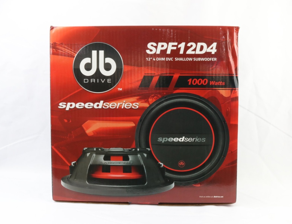 SUBWOOFER PLANO 12" DB DRIVE SPEEDSERIES SPF12D4