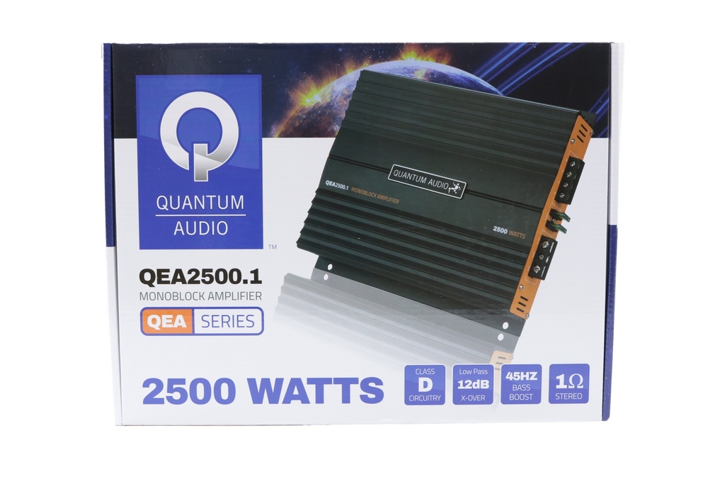 AMPLIFICADOR 1CH QUANTUM AUDIO QEA2500.1