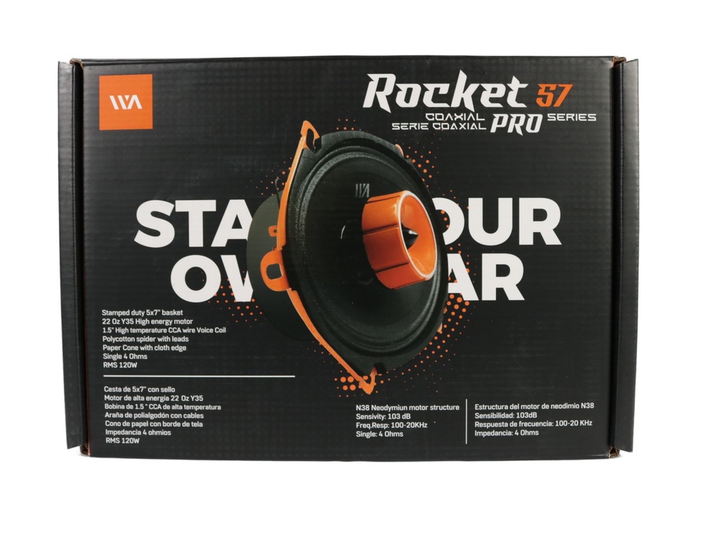 BOCINAS 5X7" WAR AUDIO ROCKETPRO 57
