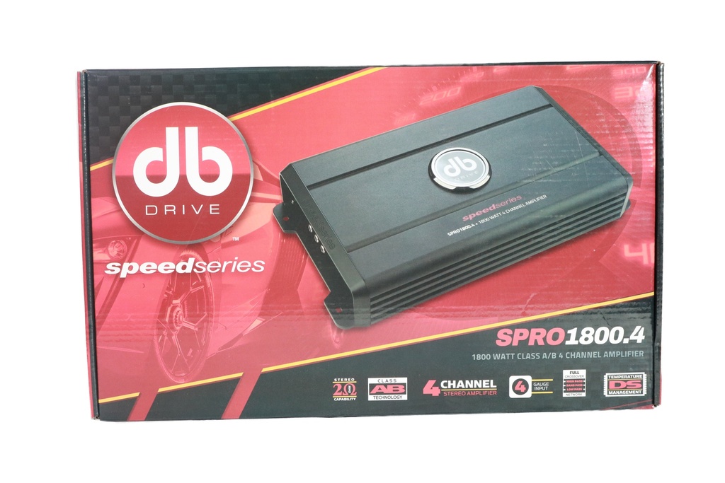 AMPLIFICADOR 4 CH DB DRIVE SPRO1800.4
