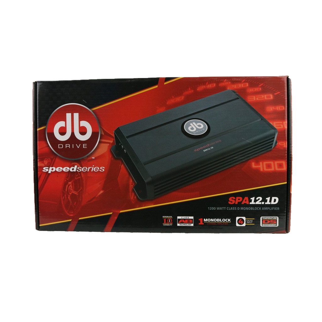 AMPLIFICADOR 1 CH DB DRIVE SPEED SERIES SPA12.1D