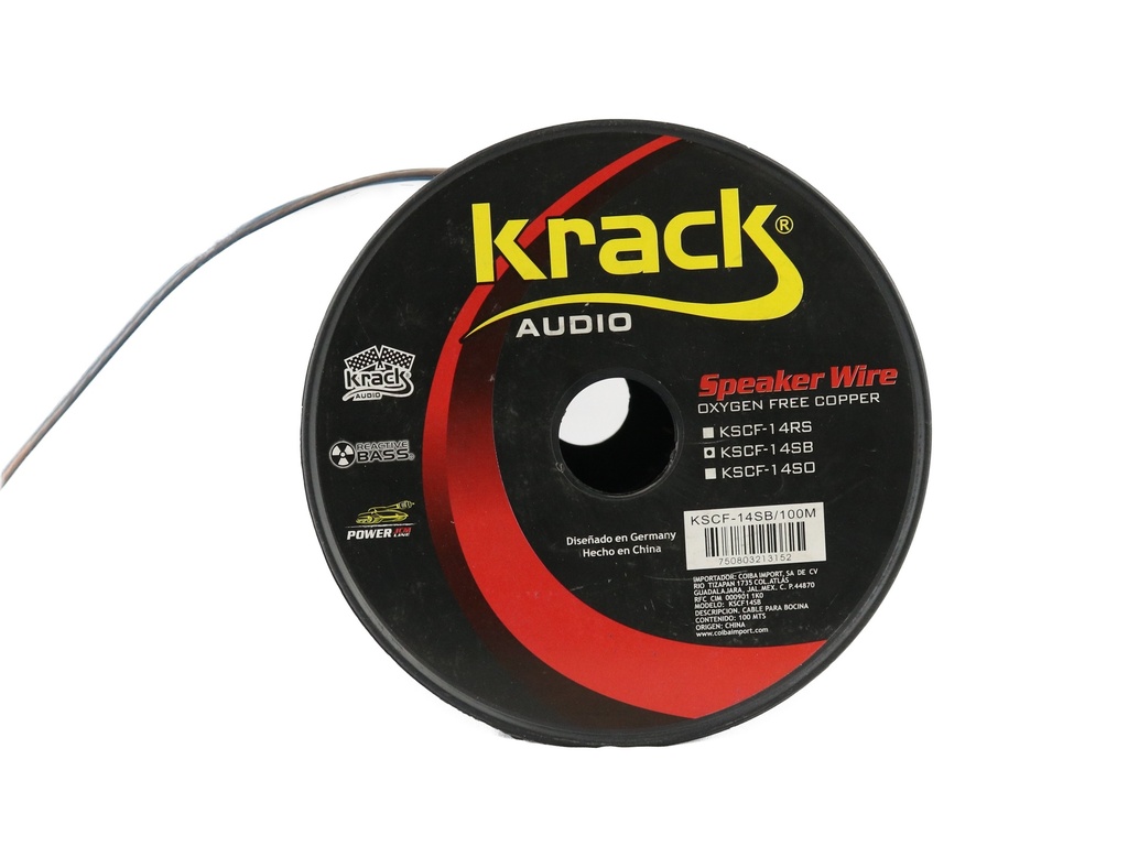 CABLE PARA BOCINA #14 KRACK KSCF-14SB