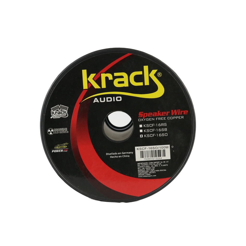 CABLE PARA BOCINA #16 KRACKK KSCF-16SO