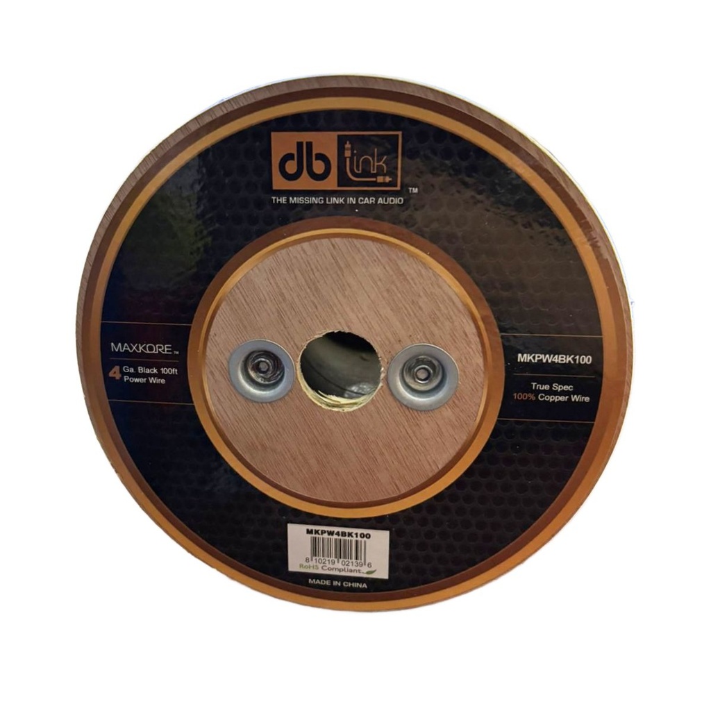 CABLE DE CORRIENTE #4 NEGRO DB LINK MKPW4BK100