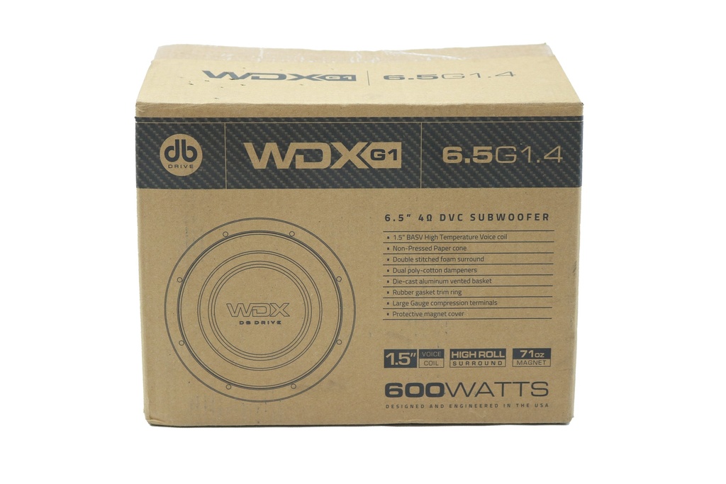 SUBWOOFER 6.5" DB DRIVE WDXG1 6.5G1.4