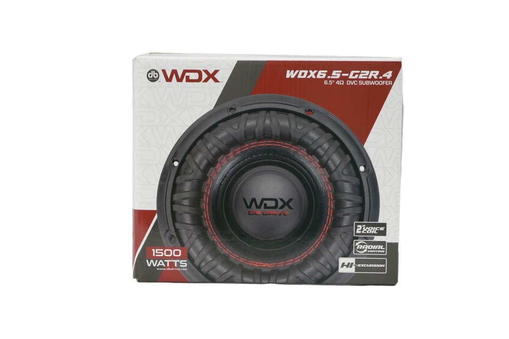 SUBWOOFER 6.5" DB DRIVE WDX6.5G2R.4