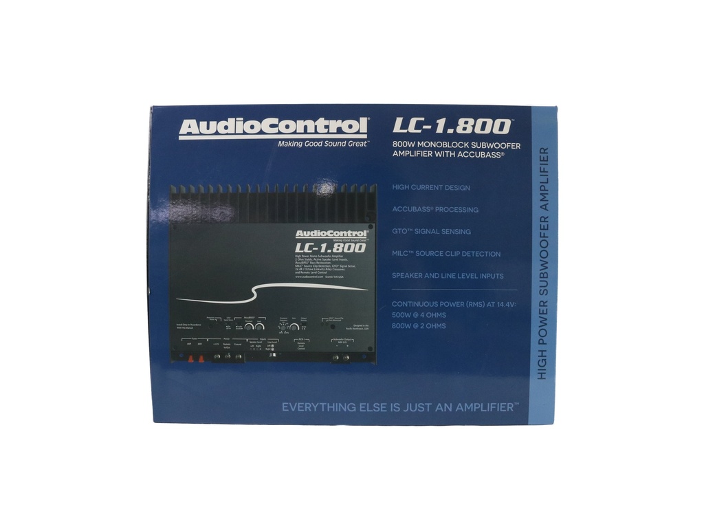 AMPLIFICADOR 1 CH AUDIO CONTROL LC-1.800