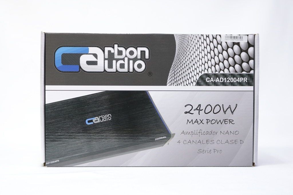 AMPLIFICADOR 4CH CARBON AUDIO CA-AD12004PR