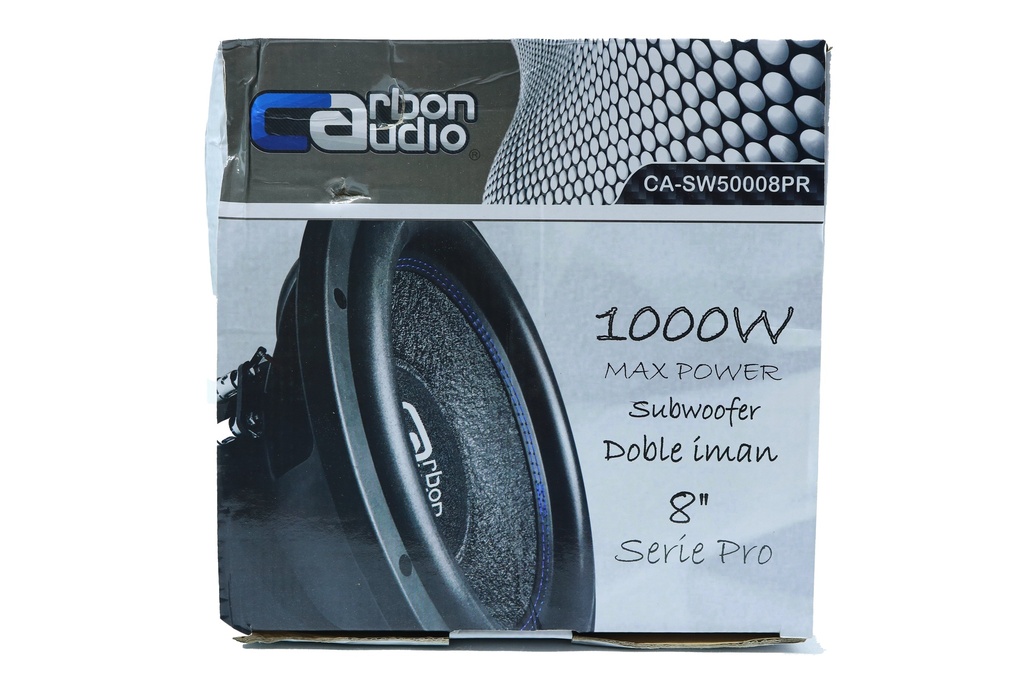 SUBWOOFER 8" CARBON AUDIO 1000W CA-SW50008PR