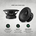 SUBWOOFER 8" AUDIO CONTROL EPICX8D4 