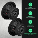 SUBWOOFER 8" AUDIO CONTROL EPICX8D4 