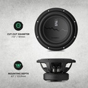 Audiocontrol Epicx8 D4 8 400w Rms Subwoofer 4 Ohms Dvc Negro