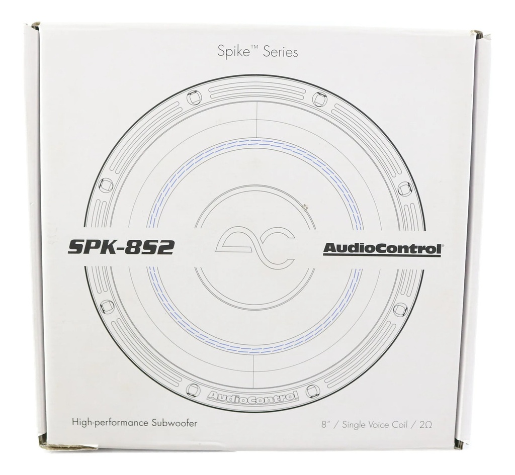 Subwoofer 8  Audio Control Spk-8s2  2 Ohmios Negro