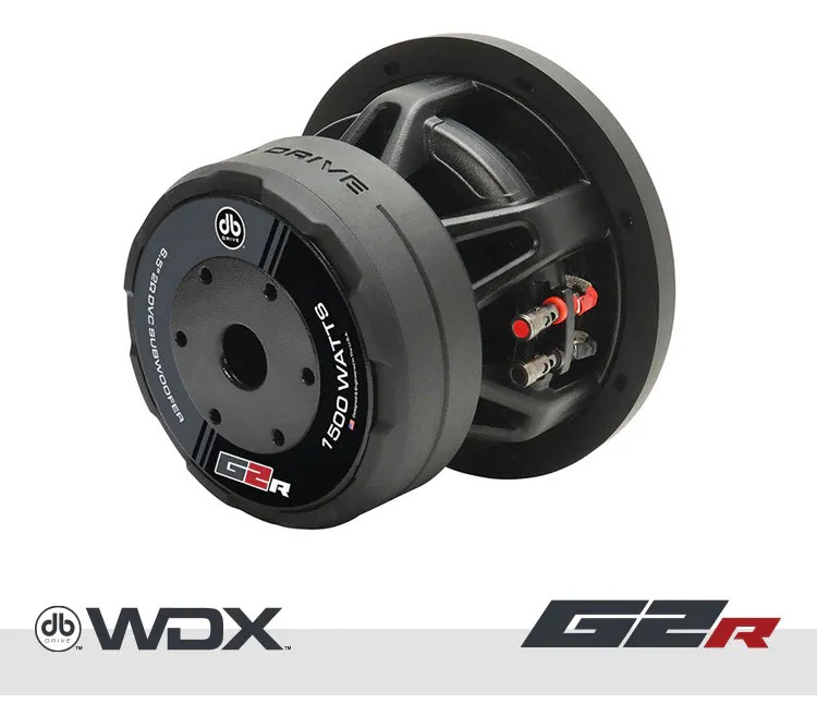 Subwoofer Db Drive Wdx6.5g2r.4 4 Ohms 1500w Máx 750w Rms Negro