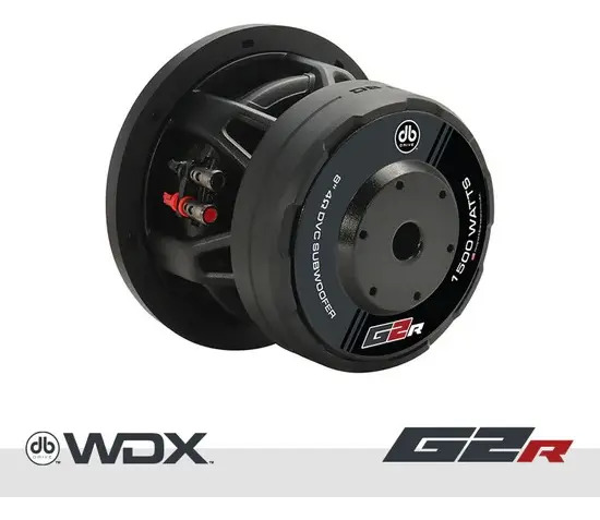 Subwoofer Db Drive Wdx8g2r.4 Doble Bobina 4-ohm 750watts Rms Negro