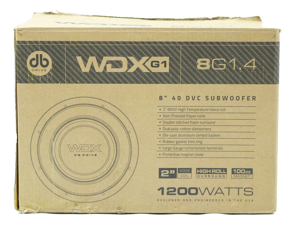 SUBWOOFER 8" DB DRIVE WDX8G1.4