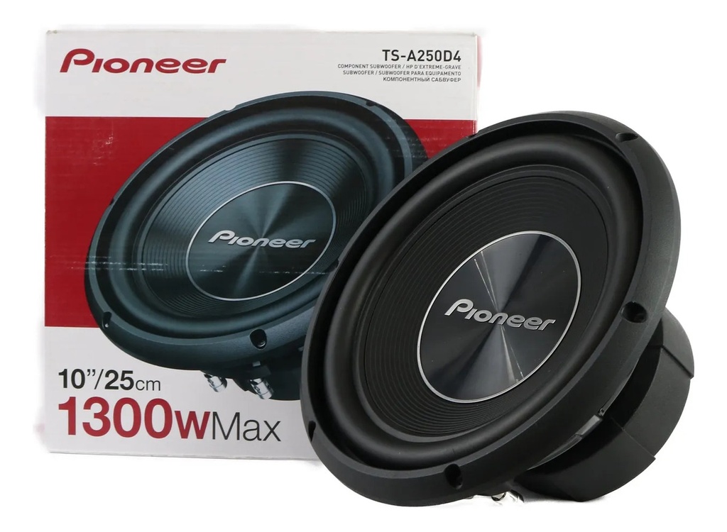 SUBWOOFER 10" PIONEER TS-A250D4