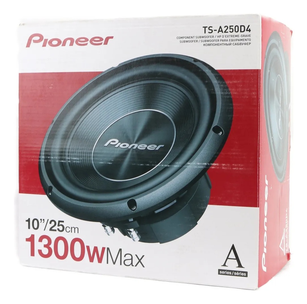 SUBWOOFER 10" PIONEER TS-A250D4
