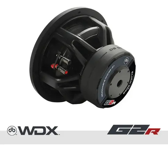 Db Drive Wdx12g2r.2 Subwoofer 12  2500w Doble Bobina 2 Ohms Negro