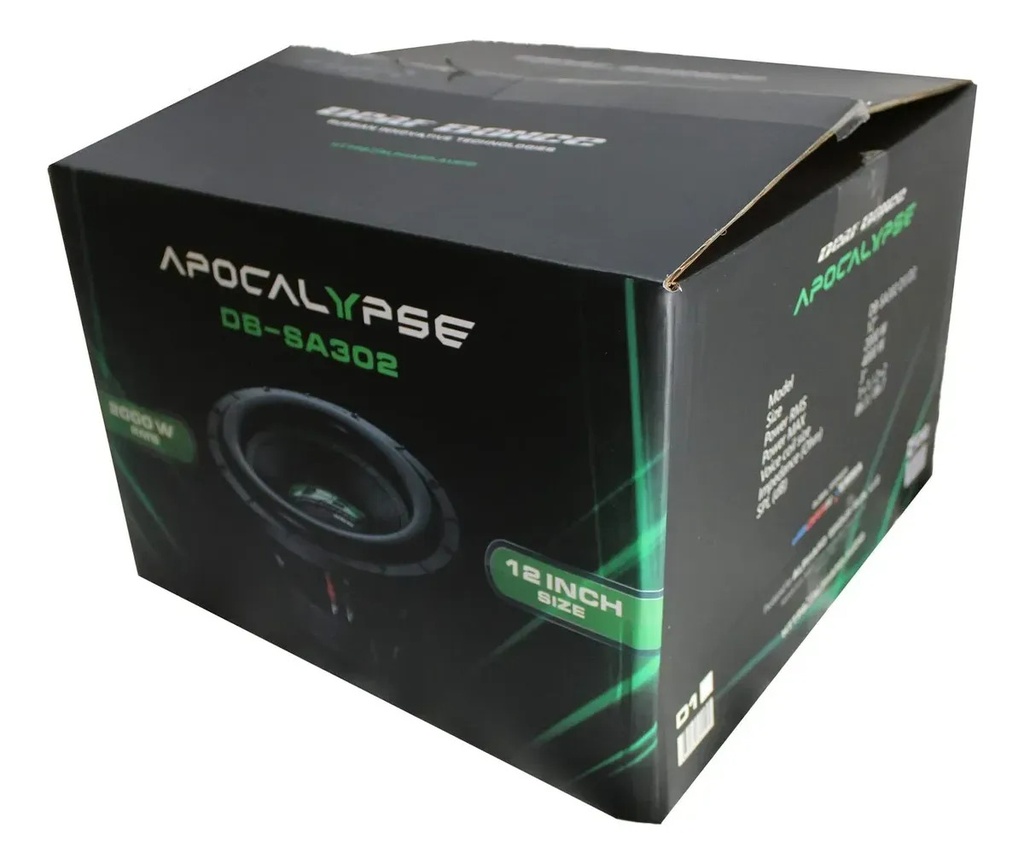 SUBWOOFER 12" DEAF BONCE APOCALYPSE DB-SA302D2