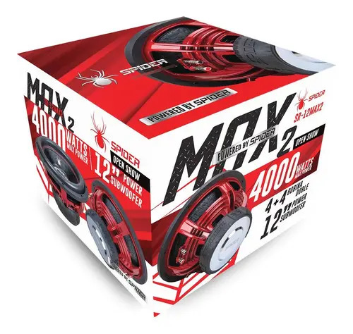 SUBWOOFER 12" SPIDER SR-12MAX2