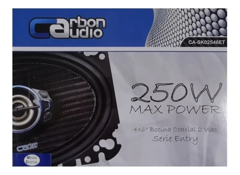 BOCINAS 4X6" CARBON AUDIO CA-SK02546ET