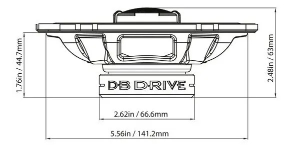 BOCINAS 4X6" DB DRIVE S46