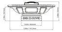 BOCINAS 4X6" DB DRIVE S46