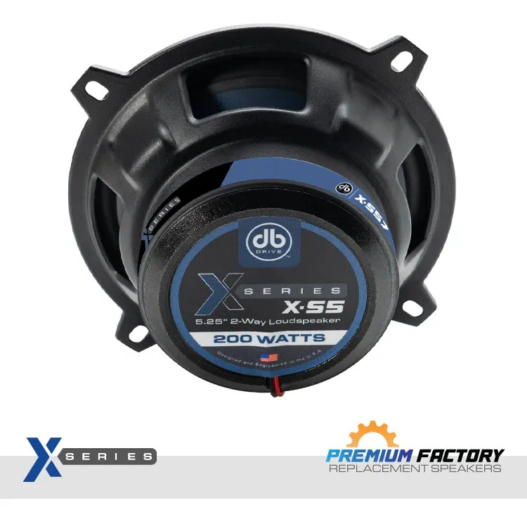 Bocinas 5.25 PLG Db Drive X-s5 De 2 Vias 50w Rms X Series Negro