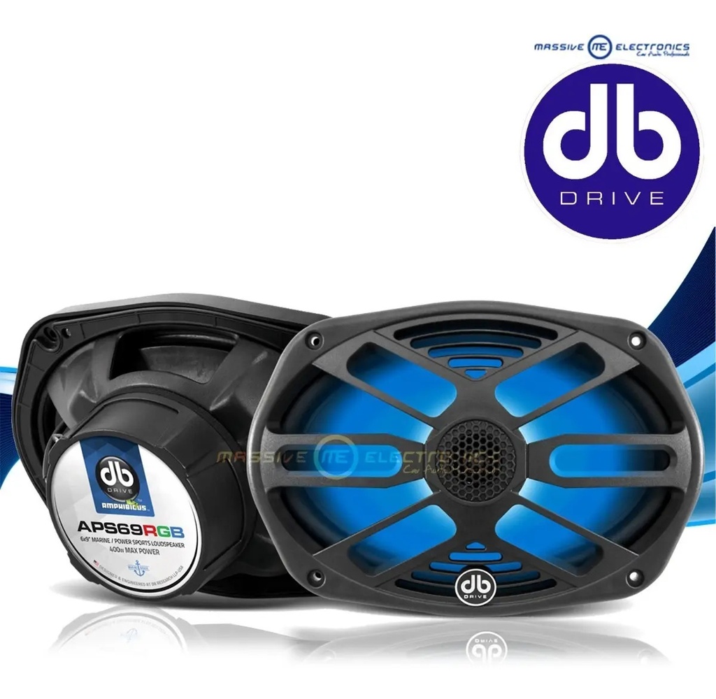 BOCINAS 6X9" MARINAS DB DRIVE APS69RGB