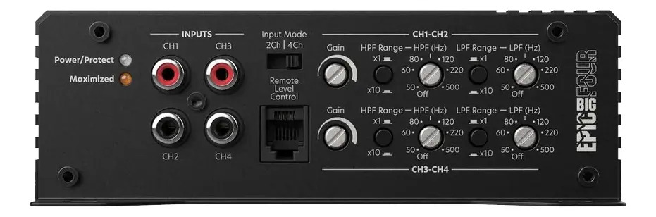 AMPLIFICADOR 4 CH AUDIO CONTROL EPICBIGFOUR