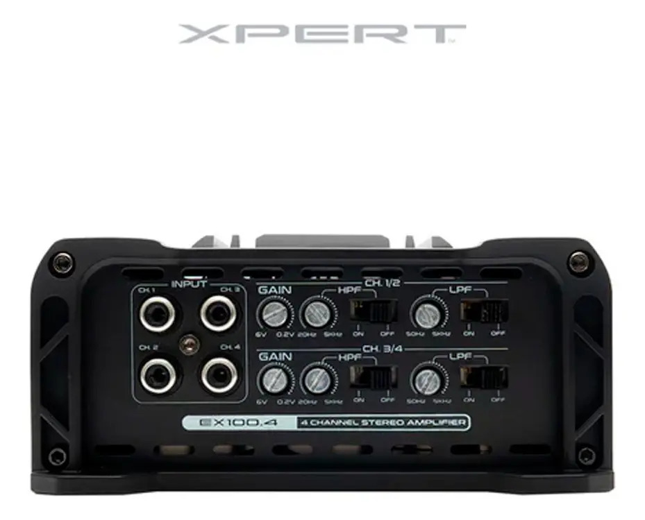 Mini Amplificador 4 Canales Db Drive Euphoria Xpert Ex100.4 Negro