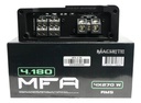 Machete Mfa-4.180 | Amplificador De 4 Canales Y 180 Vatios Negr