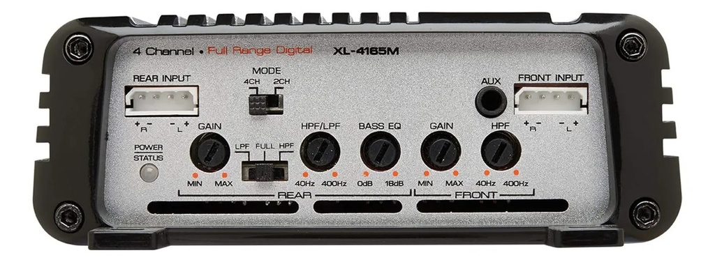 AMPLIFICADOR 4 CH MARINO SERIES POWER BASS XL-4165M