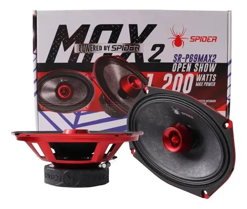 MEDIOS RANGOS 6X9" CON DRIVER SPIDER SR-P69MAX2