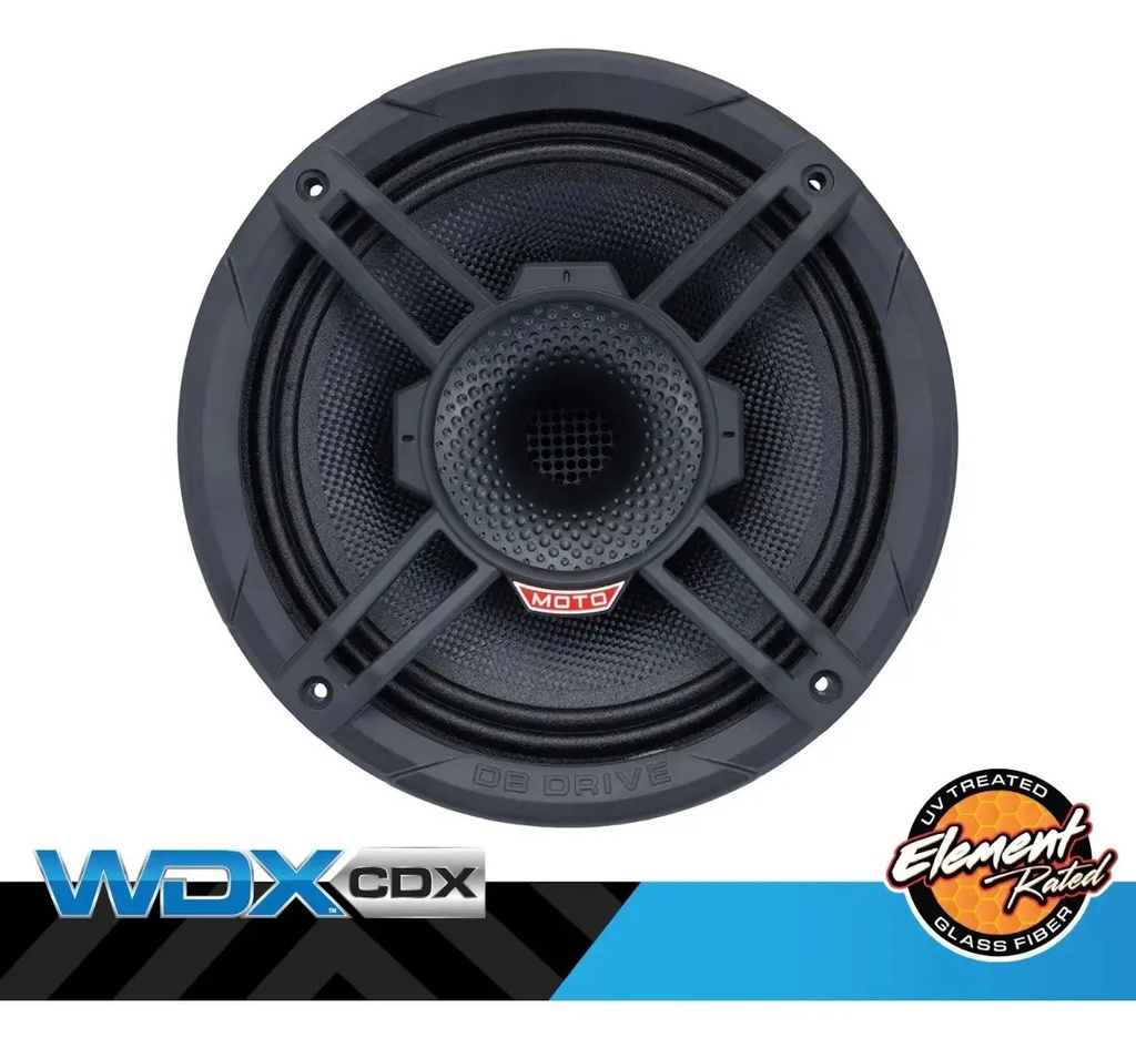 MEDIOS RANGOS 8" CON DRIVER WDX8MOTO-CDX