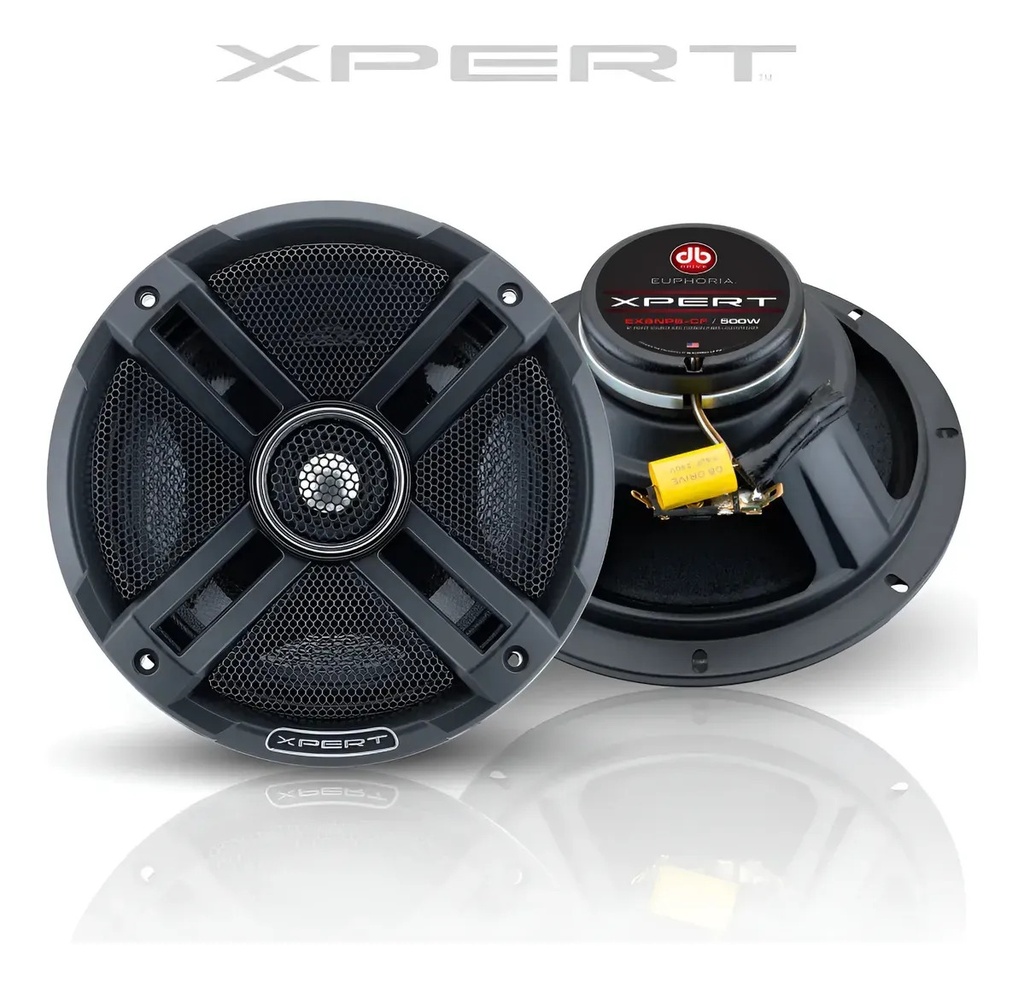 MEDIOS RANGOS 8" CON TWEETER DB DRIVE EUPHORIA EXPERT EX8NPS-CF