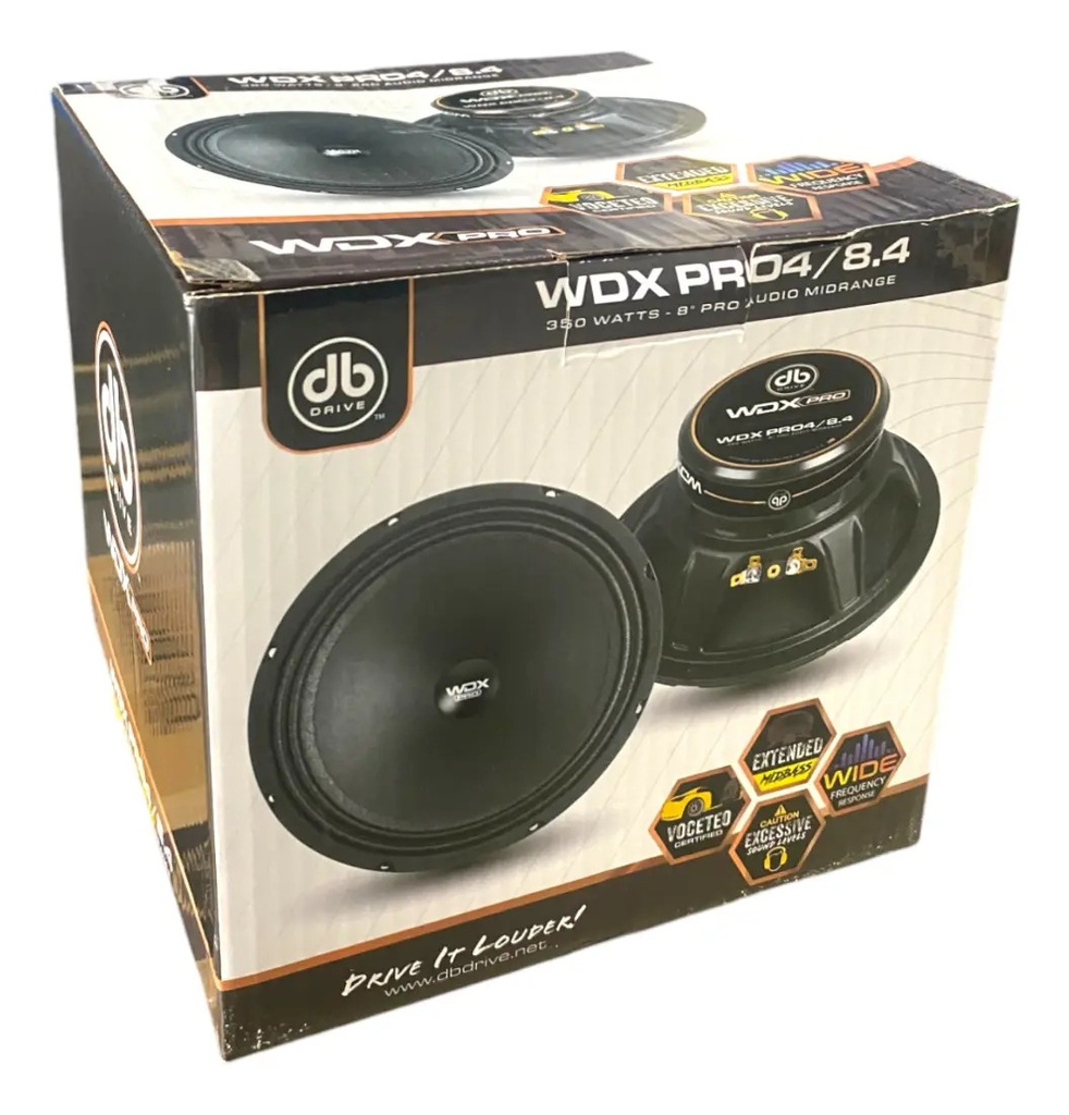 MEDIOS RANGOS 8" DB DRIVE WDXPRO4/8.4