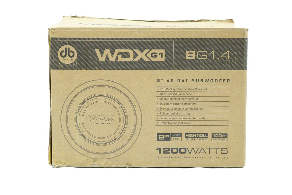 SUBWOOFER 8" DB DRIVE WDXG1 8G1.4