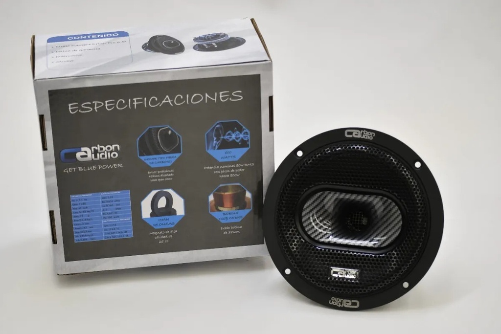MEDIOS RANGOS 6.5" CARBON AUDIO CA-MR08065PX