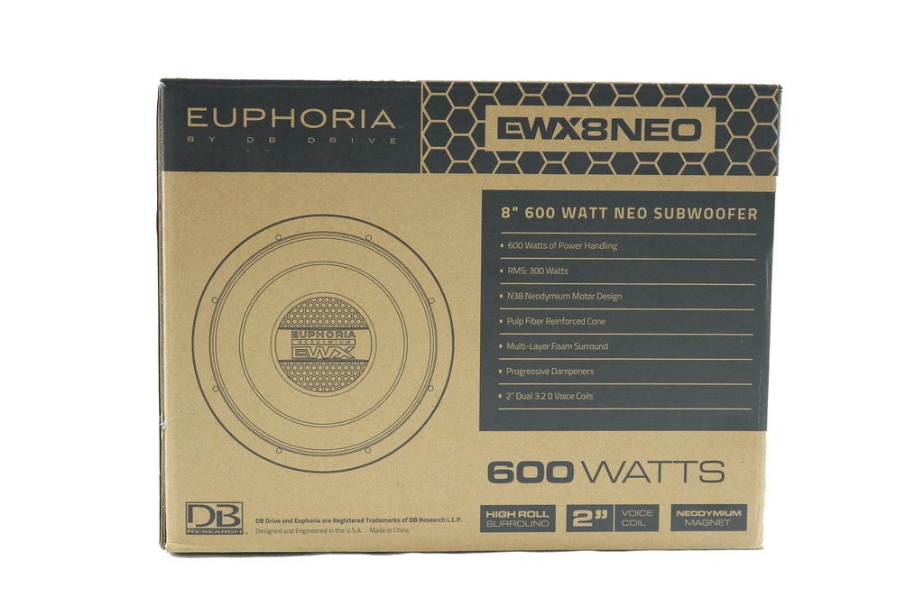 SUBWOOFER 8" DB DRIVE EUPHORIA EWX 8NEO