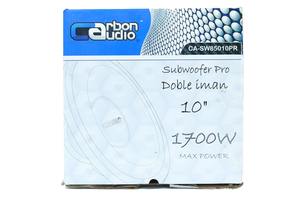 SUBWOOFER 10" CARBON AUDIO CA-SW85010PR