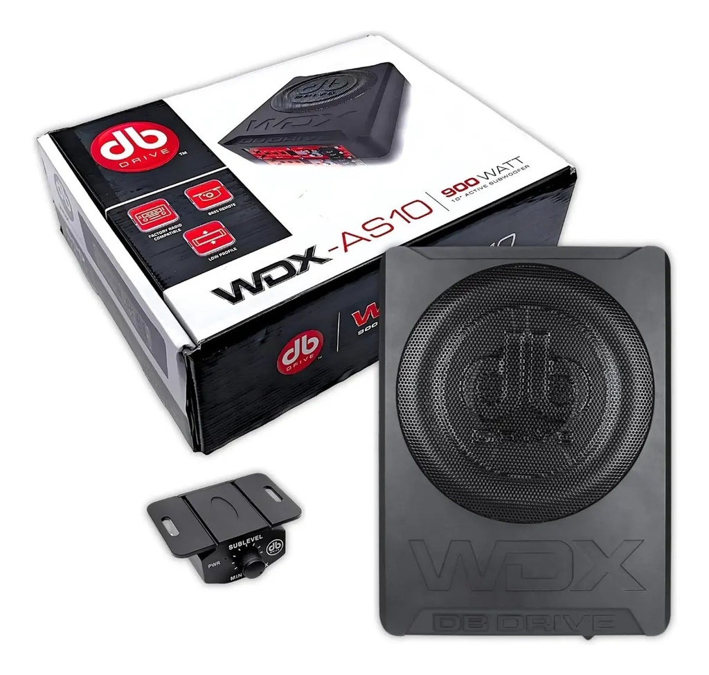 SUBWOOFER AMPLIFICADO 10" DB DRIVE WDX-AS10