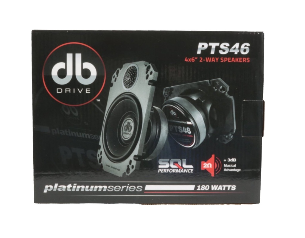 BOCINAS 4X6 DB DRIVE PTS46