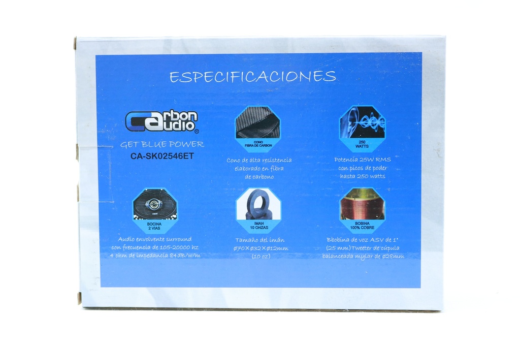 BOCINAS 4X6" CARBON AUDIO CA-SK02546ET