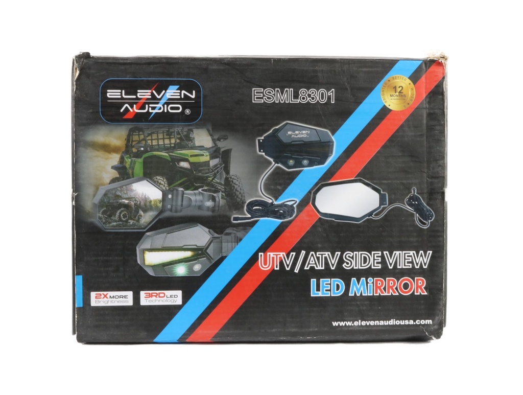 ESPEJO LATERAL UTV ELEVEN AUDIO ESML8301