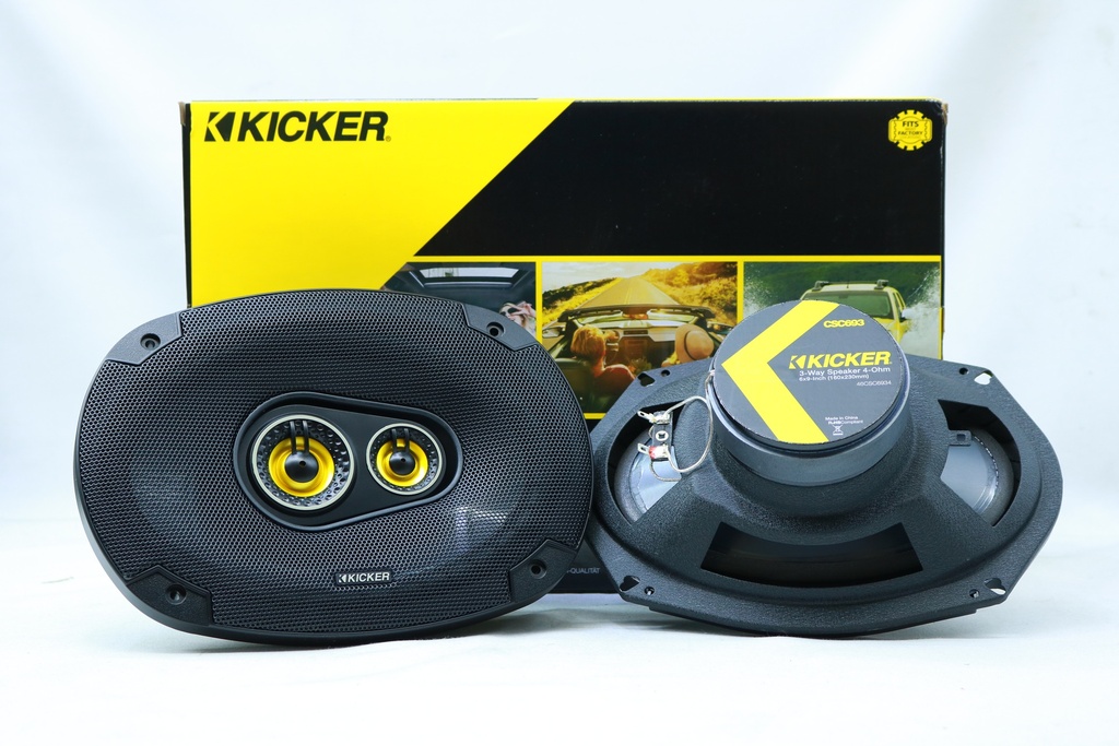 BOCINAS 6X9" KICKER 3-WAY 450W CSC693