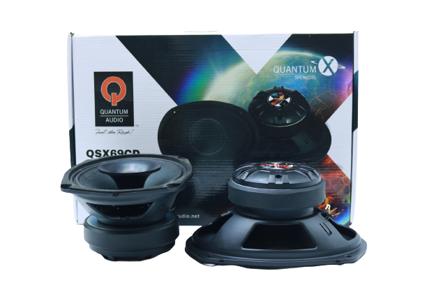 BOCINAS 6X9" QUANTUM AUDIO 2-WAY 700W QSX69CD