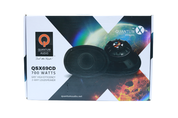 BOCINAS 6X9" QUANTUM AUDIO 2-WAY 700W QSX69CD