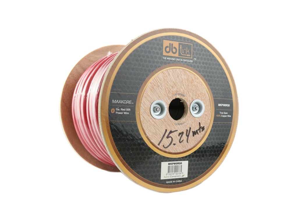 [MKPW0R50] CABLE DE CORRIENTE #0 50FT DB DRIVE MKPW0R50